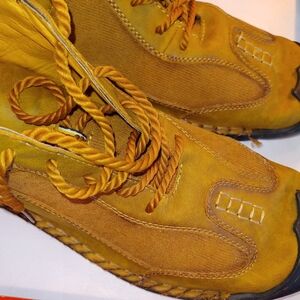 Men's Mustard Leather Boots